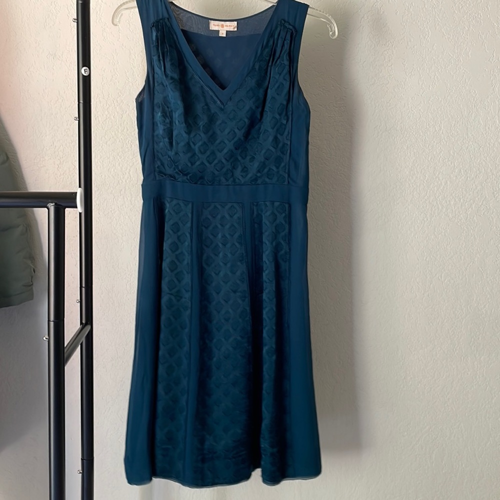 Tory Burch Blue Silk Dress